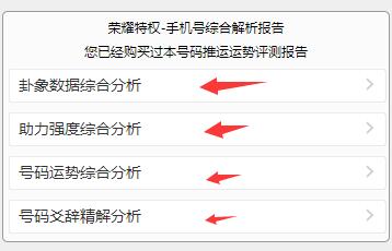 手机号测算系统更新高级评测报告会员功能